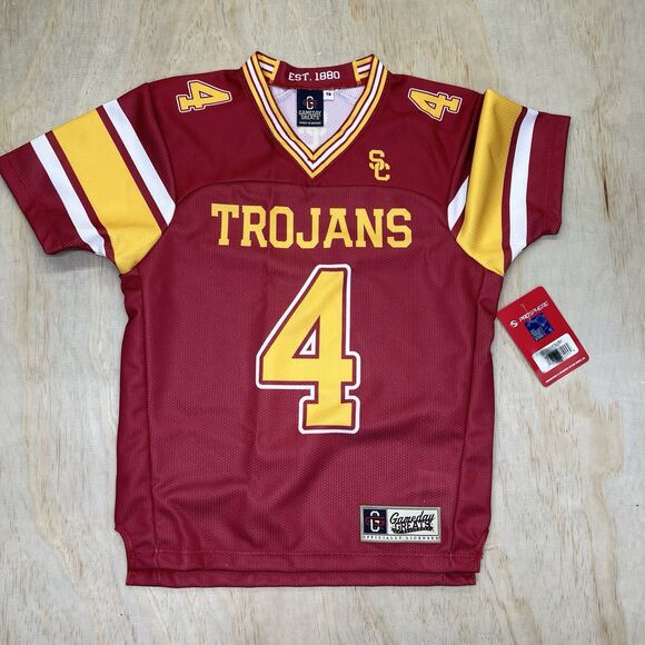 NEW YOUTH Mario Williams #4 USC Trojans Gameday Greats Football Jersey Medium - Picture 7 of 10